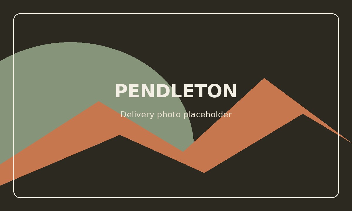 Placeholder for approved Pendleton delivery-related photography
